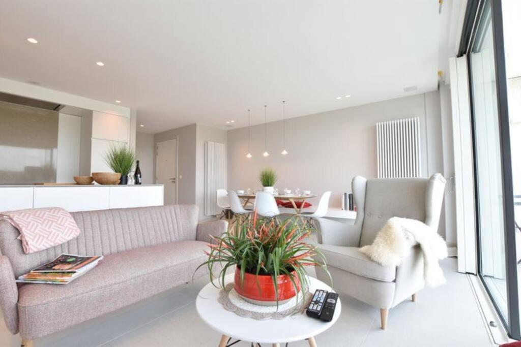 Luxe Apt In Centrum Bredene Overlooking The Dunes Exterior foto