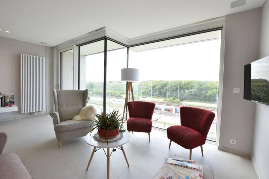 Luxe Apt In Centrum Bredene Overlooking The Dunes Exterior foto